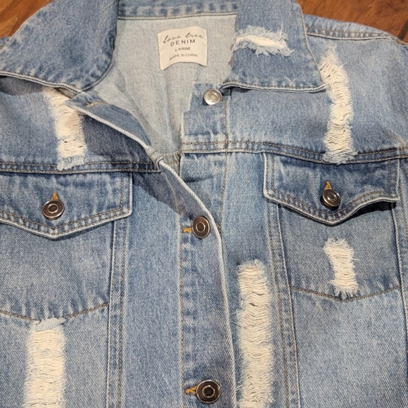 Love tree denim Jacket - Picture 7 of 9